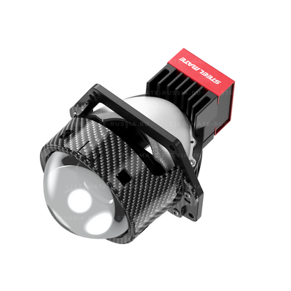 SteelMate T11 3-Inch LED Projector Headlight – Dual Beam High/Low, 6500K Bright Car Headlamp