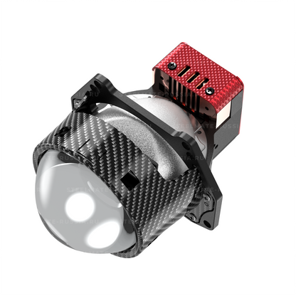 SteelMate T12 3-Inch LED Projector Headlight – Dual Beam High/Low, 6500K Bright Car Headlamp