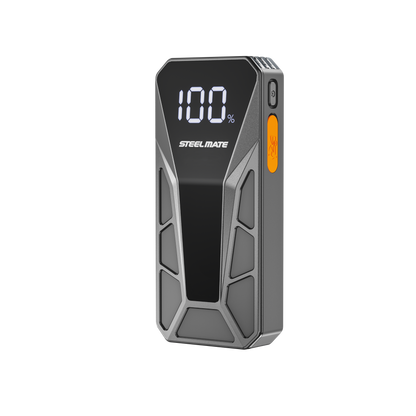 SteelMate JS8 8000mAh Jump Starter – 700A Peak Car Battery Booster, Power Bank, QC 3.0 Fast Charge
