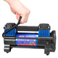 2-cylinder power compressor 12 V 60L LED