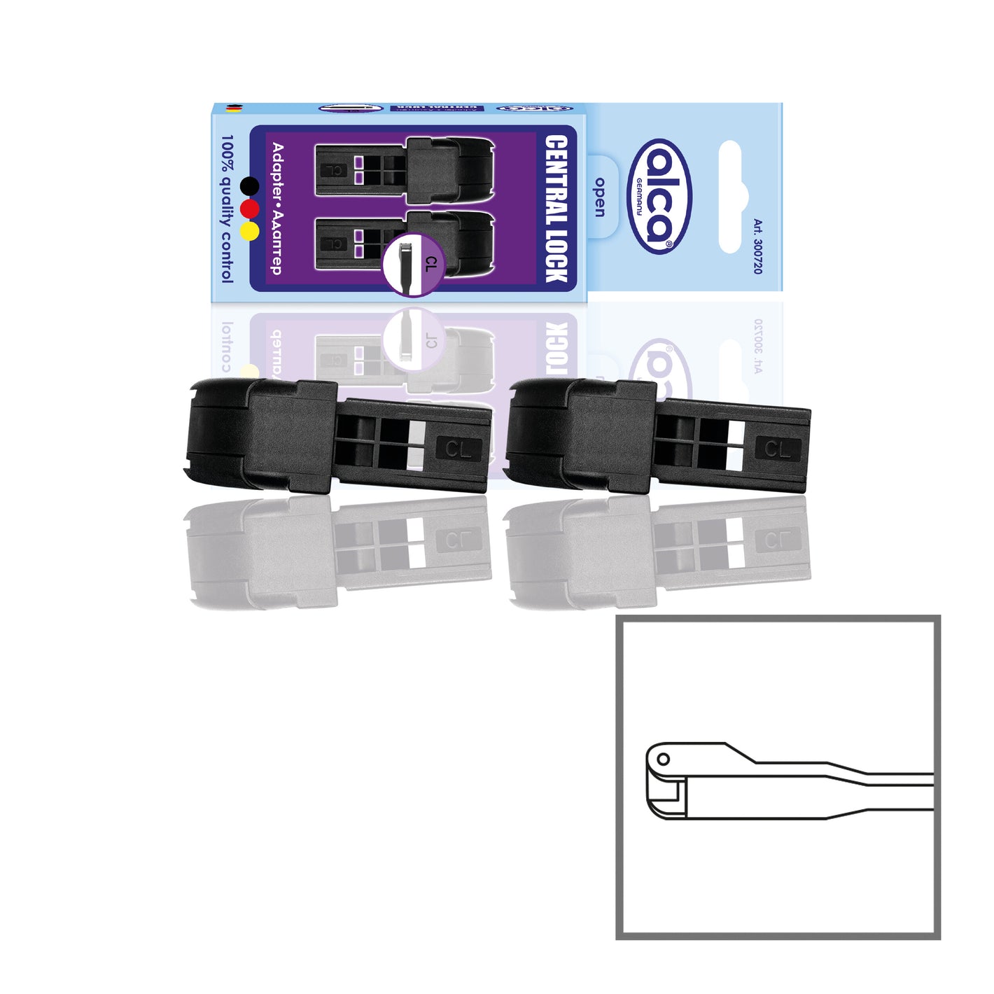 Adapter CENTRAL LOCK (pcs.) alca