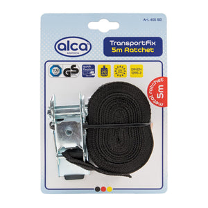 Luggage strap 1 x 5 m with ratchet