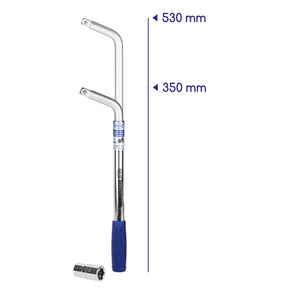 Universal wheel nut wrench 17/19mm