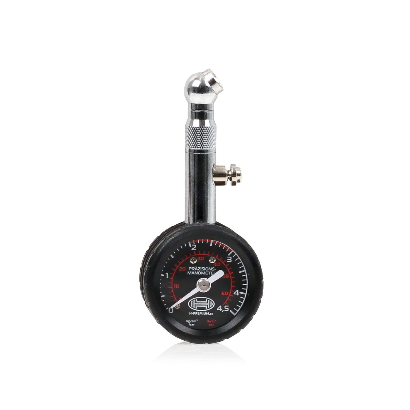 Premium tire pressure gauge stop
