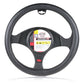 Premium steering wheel cover black soft