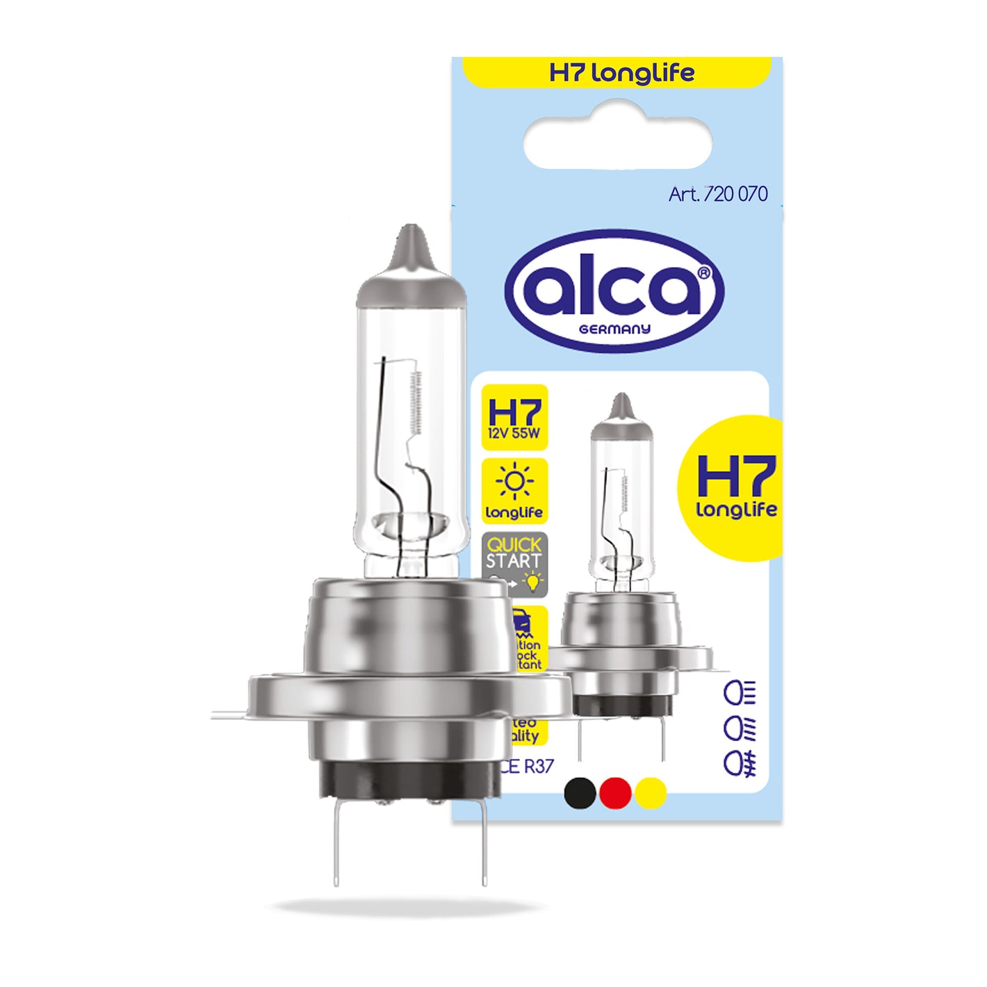 alca halogen bulb H7 12V 55W