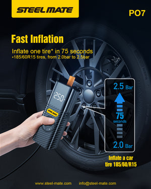 SteelMate PO7 - Car Tire Inflator