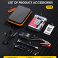 SteelMate V12 12000mAh 3-in-1 Jump Starter – 800A Car Battery Booster, Tire Inflator & Power Bank for 12V Vehicles