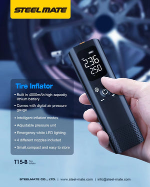 SteelMate T15B – Tire Inflator